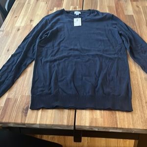 NWT old navy navy light sweater men’s Tall M